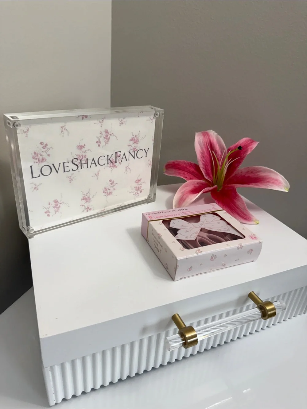 🎀 Love Shack Fancy stationery pink mini kit